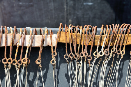 fishhook fisherman toolsの写真素材