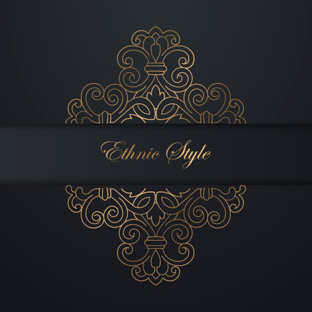 Luxury ornamental background with place for text. Vector illustrationのイラスト素材