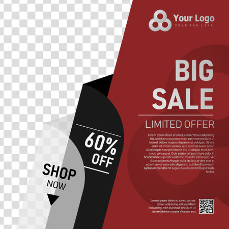 Modern black friday sale banner template design. Vector illustration EPS10のイラスト素材