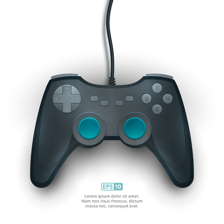 Realistic Illustration of a Game Padのイラスト素材