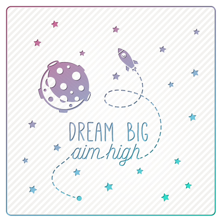 Vintage Greeting Card with a Quoteのイラスト素材