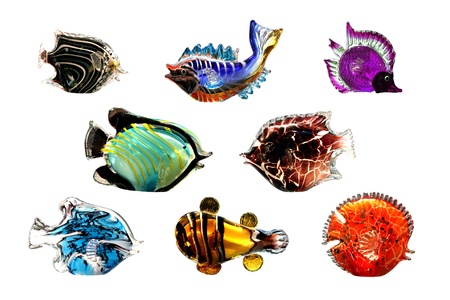 crystal fishの写真素材