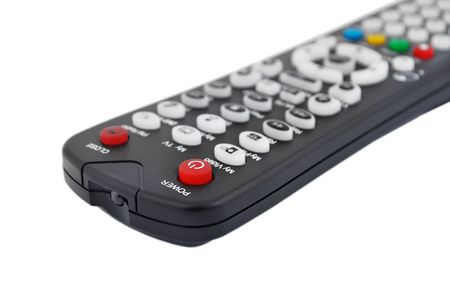 remote control for your computer on a white backgroundの写真素材