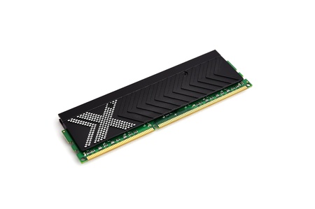 RAM closeup on white backgroundの写真素材