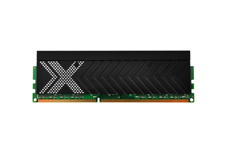 RAM closeup on white backgroundの写真素材