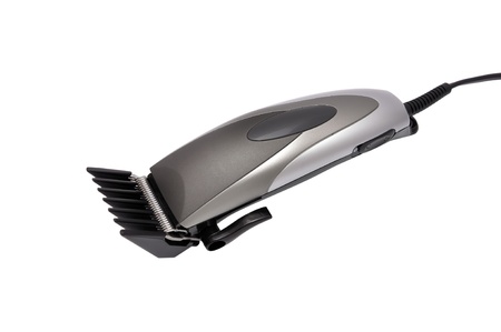 hair shaver   on white backgroundの写真素材