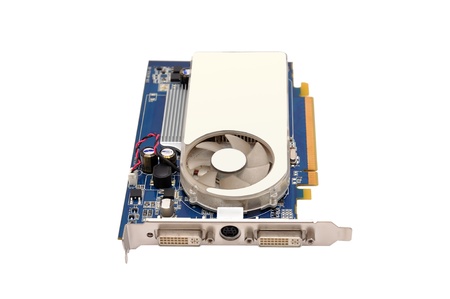 video card  on a white background