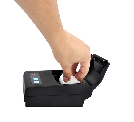 reload paper in thermal printer