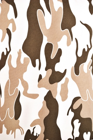 sample of camouflaged fabrics in a vertical orientationの写真素材