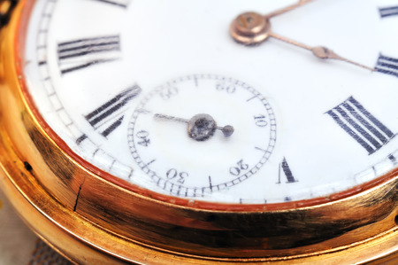 vintage gold pocket watch extra close up