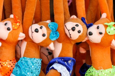 Monkey Toy,Thailandの写真素材