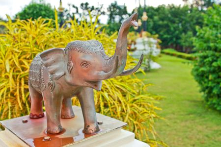 Elephant statue,Thailandの写真素材