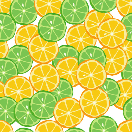Citrus fruit seamless patternのイラスト素材