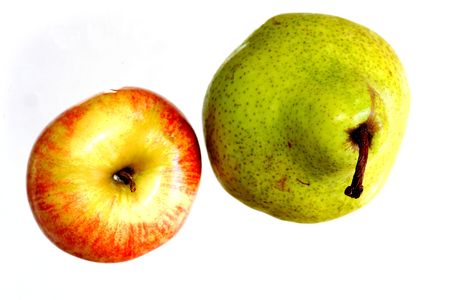 Pear and Appleの写真素材
