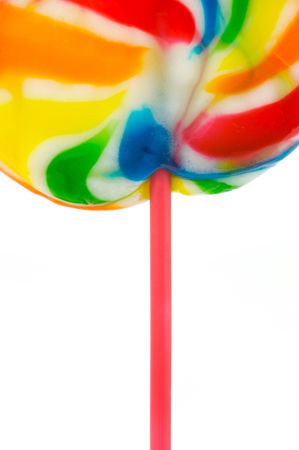 Lolly Pops isolated against a white backgroundの写真素材