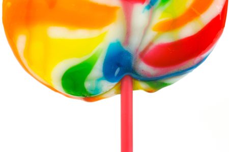 Lolly Pops isolated against a white backgroundの写真素材