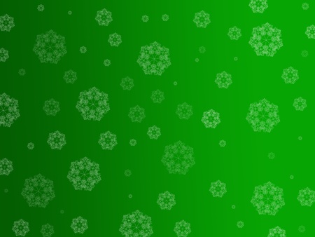 Christmas snowflakes isolated against a red backgroundの写真素材