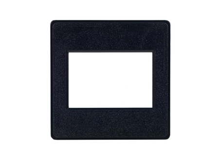 Photographic slides isolated against a white backgroundの写真素材