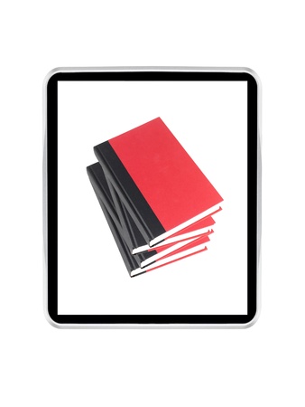 A conceptual image of a modern e book readerの写真素材