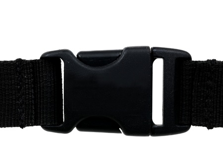 Luggage straps isolated against a white background