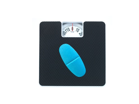 Prescription drugs isolated on a white backgroundの写真素材