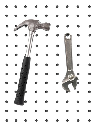 Tools isolated against a white backgroundの写真素材