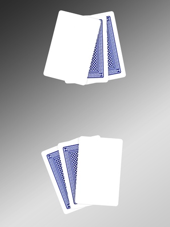 A conceptual gambling image with assorted gambling equipmentのeditorial素材