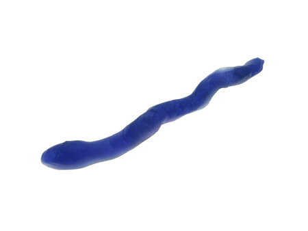 Candy snakes isolated against a white background