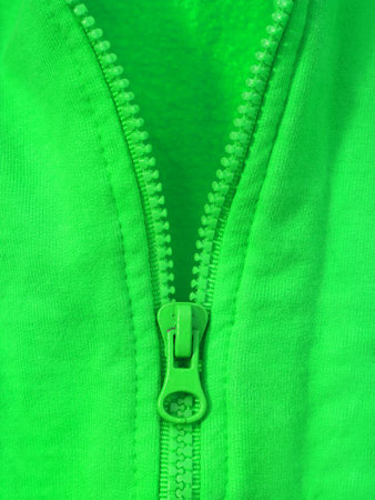 A close up shot of a zipperの写真素材