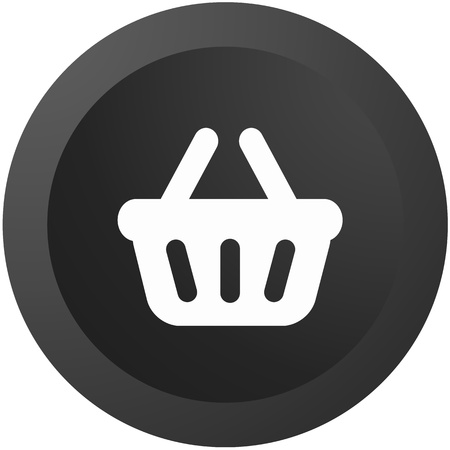 An ecommerce button isolated against a white backgroundの写真素材