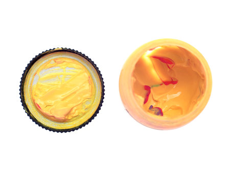 Painting equipment isolated on a white backgroundの写真素材