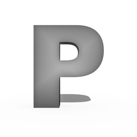 Letters of the alphabet held by a handの写真素材