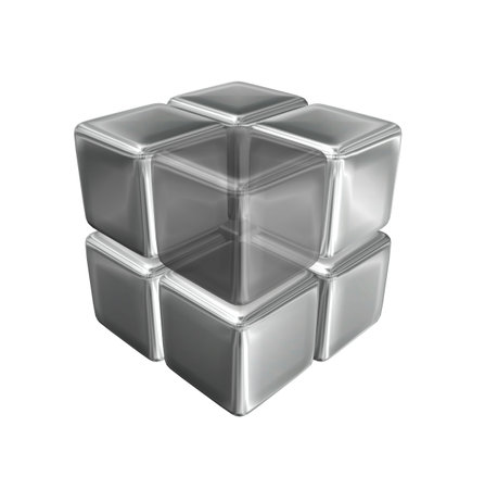 An icon background with buttons on a black backgroundの写真素材