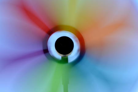 A close up shot spinning wind whirly gigの写真素材