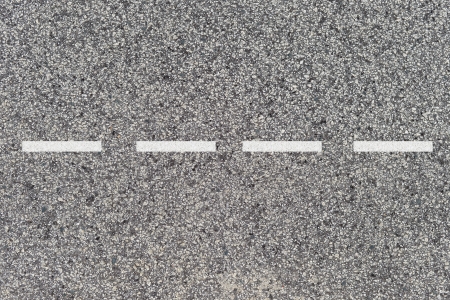 A close up shot of road markingsの写真素材