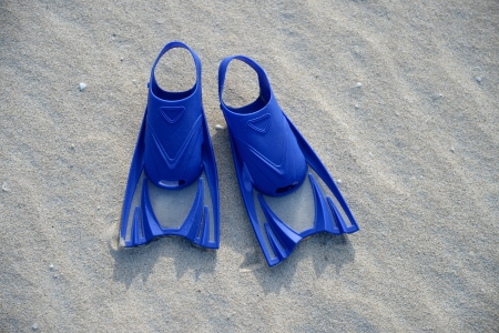 Swimming gear isolated against a white backgroundの写真素材
