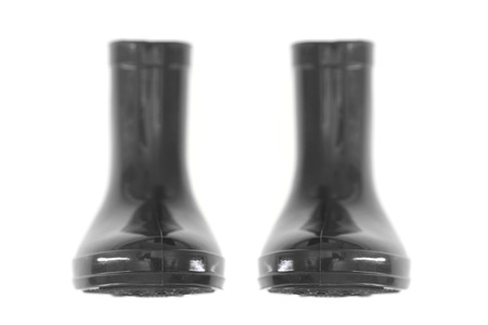 Gum Boots isolated against a white backgroundの写真素材