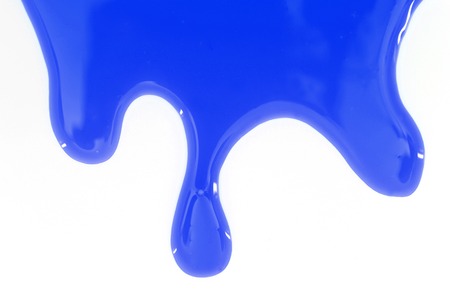 An abstract image of slime on a white backgroundの写真素材