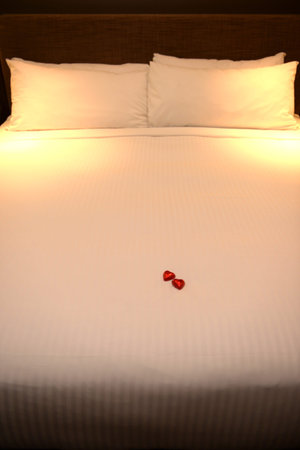 A shot of an interior hotel room