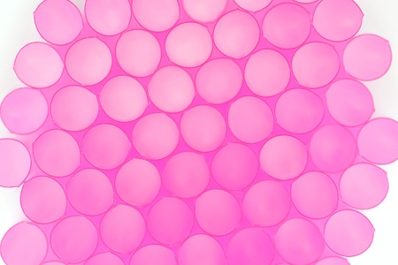 A close up shot of drinking strawsの写真素材