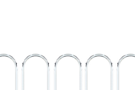 A conceptual image of metal piping