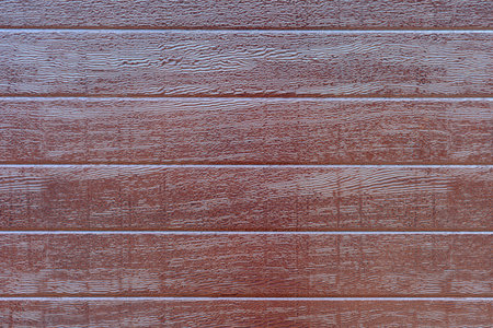 A close up shot of wood panellingの写真素材