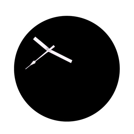 A close up shot of a clock faceの写真素材