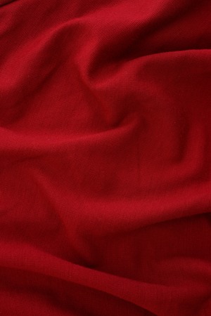 A close up shot of rumpled fabricの写真素材