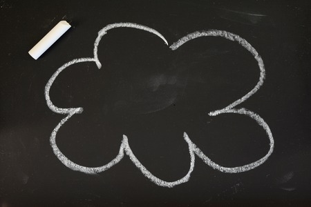 A conceptual image of computer cloud storageの写真素材