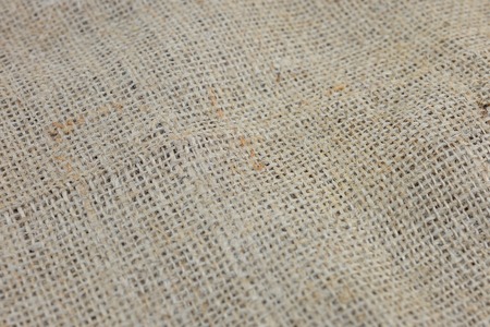 A close up shot of a hessian bagの写真素材