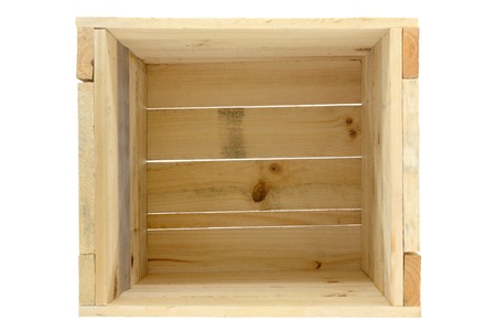 A close up shot of a wooden crateの写真素材