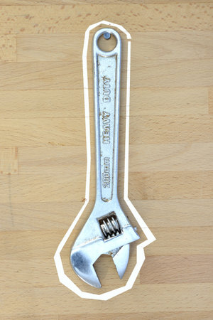 A close up shot of hardware toldの写真素材