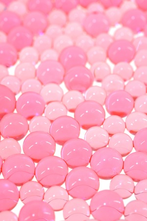 A close up shot of water capsulesの写真素材