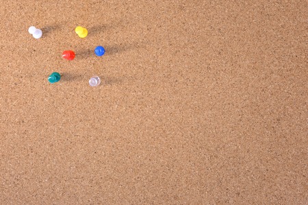 A close up shot of a notice board pinsの写真素材